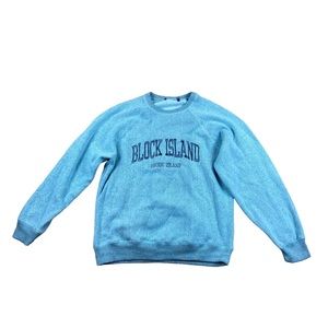 Block Island Rhode Island Crewneck Sweatshirt Size M